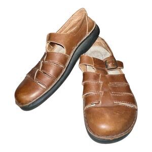 Birkenstock Footprints Closed Toe Fisherman Brown Sandals EU 46  US men’s 12.5